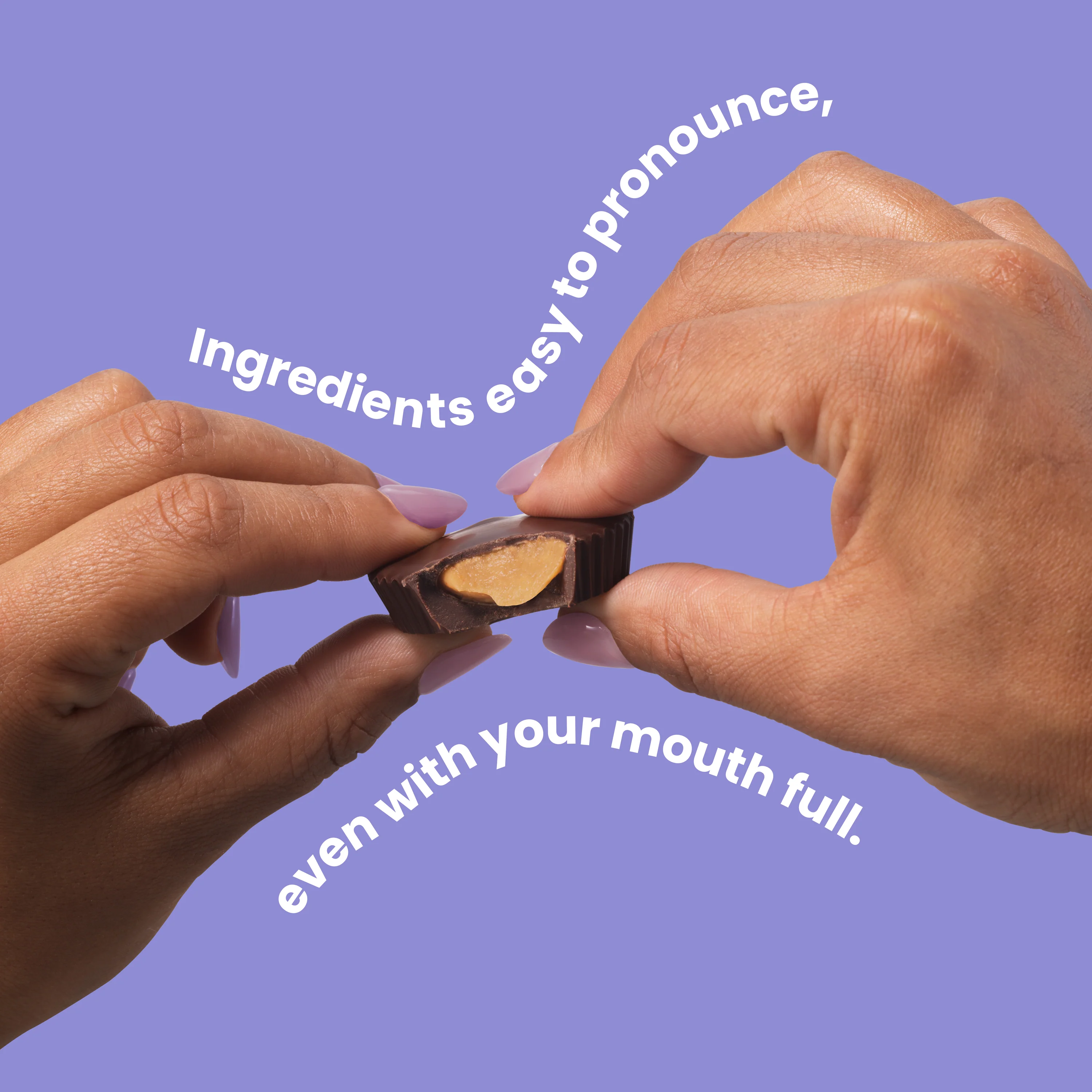 Dark chocolate almond butter cups - value bags - Image 3
