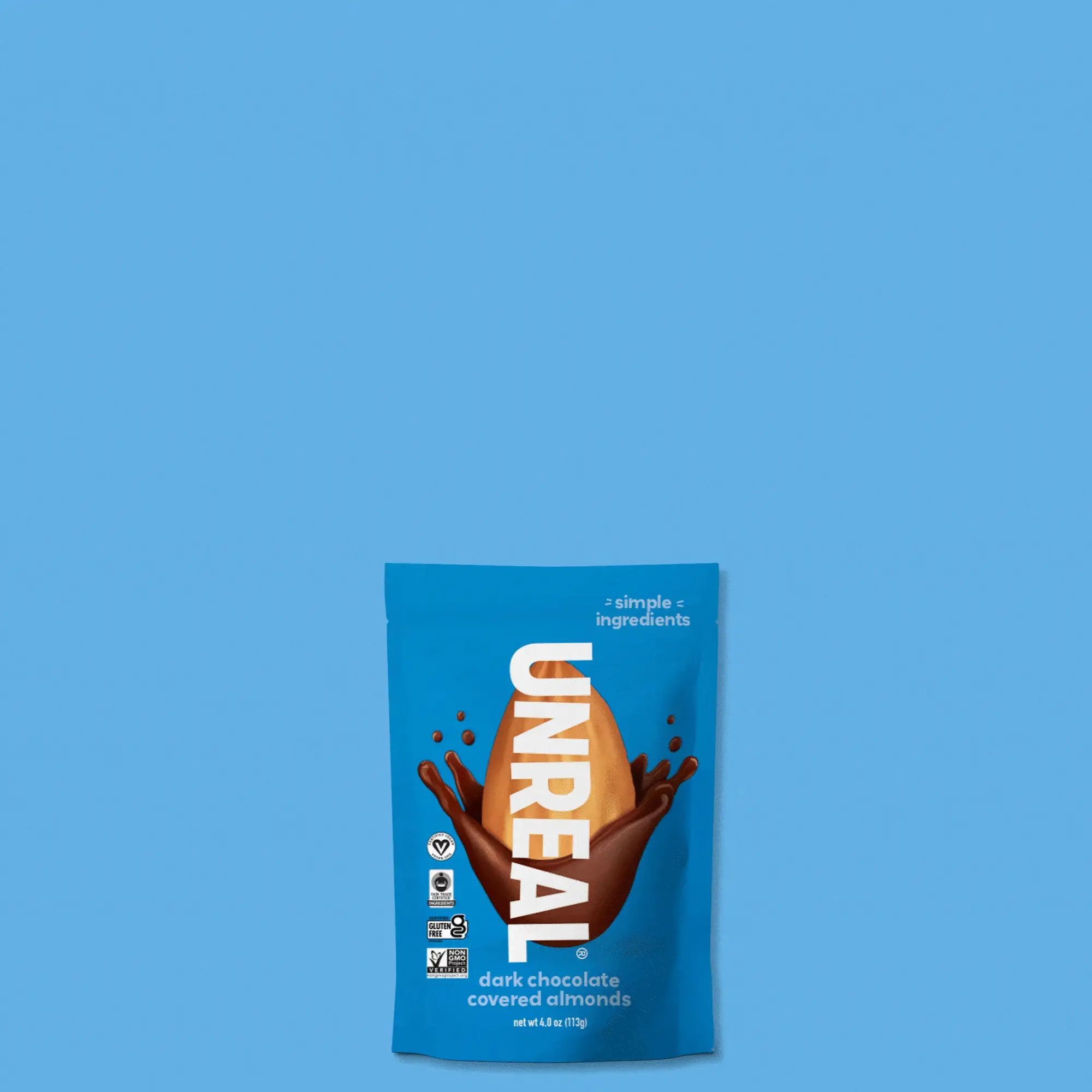 Dark chocolate covered almonds - everyday 4 oz - Image 4